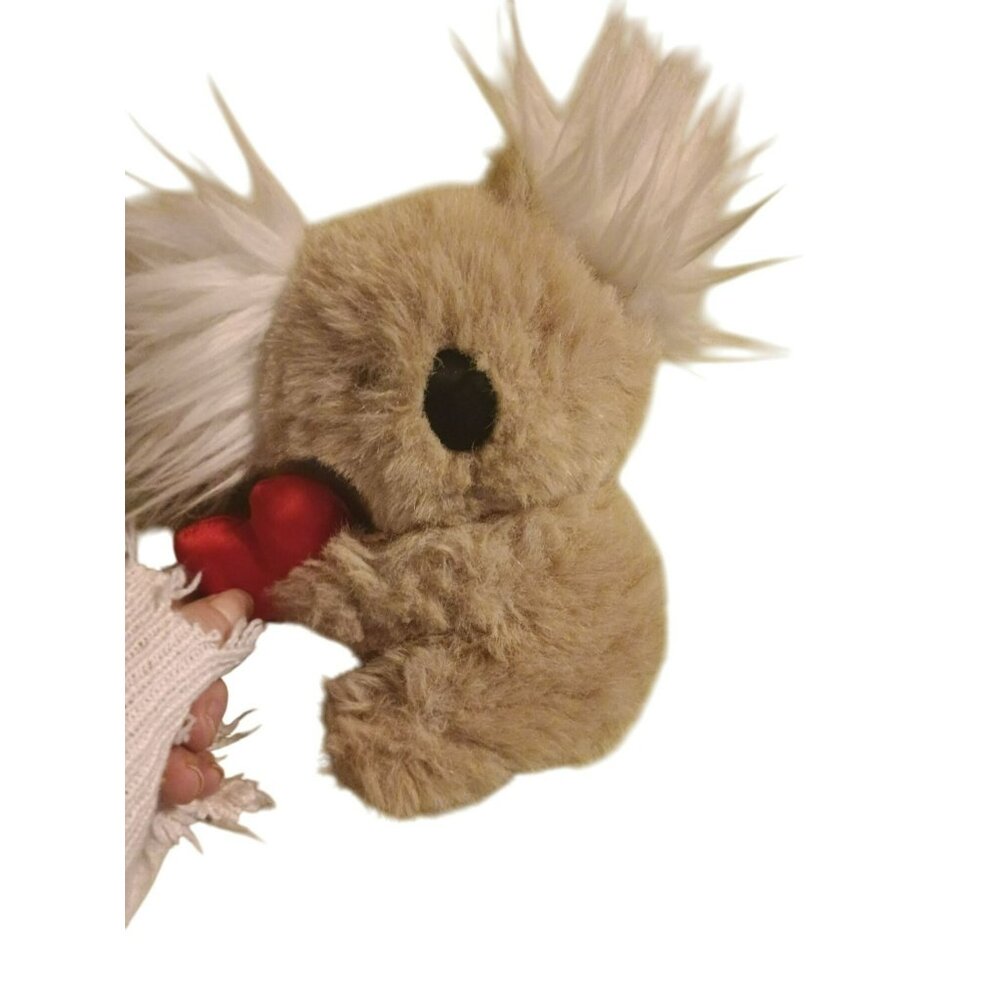 Plush 1984 Hallmark "KOKO" Koala Stuffed Animal Red Holding‎ Heart retired